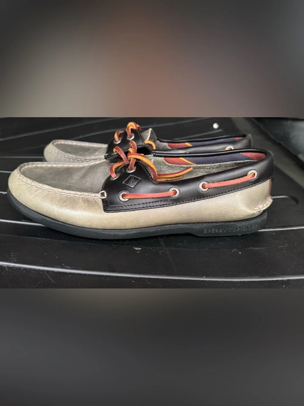 Sperry Two-Tone Brown and Tan Men's Boat Shoes
